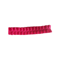 Ruban de satin double face en polyester, garniture de ruban froncé plissé pour décoration de mariage