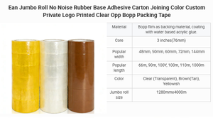 Custom Carton Sealing Acrylic Adhesive <strong>Tape</strong> <strong>Box</strong> Shipping Packaging Sticky BOPP Parcel Transparent OPP Packing <strong>Tape</strong> with Logo - Product Image 3