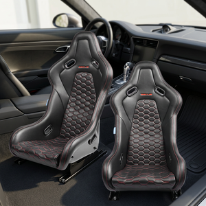 Siège baquet complet SSCUS Motorsport Fantom-PU |   Style en cuir PU FRP |   Finition durable |   Fabricant Malaisien - Product Image 1