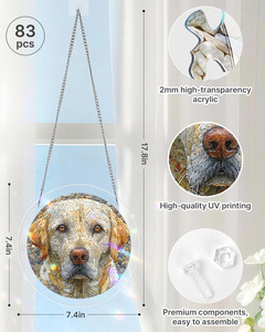 Rompecabezas de Perro para Mascotas, Atrapasoles, Diseño Personalizado al por Mayor, Decoración Colgante para Tiendas de Mascotas, Suministros de Manualidades - Product Image 2