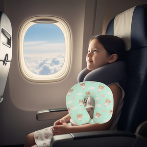 HB Sport Children's Printed Foam <b>U</b>-<b>Shaped</b> <b>Pillow</b> 27cm Travel Neck Support - Product Image 2