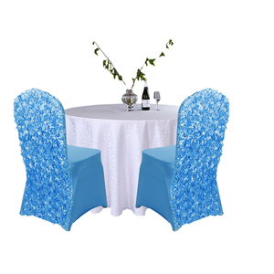 2026 Rose <strong>Chair</strong> <strong>Cover</strong> Universal Size <strong>Polyester</strong> Machine Washable Solid Colors Rose Flower <strong>Chair</strong> <strong>Cover</strong> for Wedding - Product Image 5