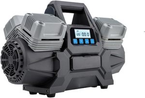 Compresseur d'air ABS multifonctionnel robuste F400L à <span class=keywords><strong>gonflage</strong></span> rapide, 4 cylindres, 200 PSI, avec manomètre numérique pour <span class=keywords><strong>pneus</strong></span> - Product Image 4