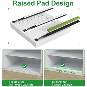 Pull Out Cabinet Organizer Expandable Heavy Duty Slide Out Drawers Roll Out <strong>Shelf</strong> <strong>Storage</strong> for Kitchen Base Cabinet Organization - Product Image 4