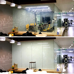 Film intelligent électronique PDLC commutable pour <span class=keywords><strong>verre</strong></span> de bâtiment, stratifié PVC, personnalisable, moderne, plat, auto-adhésif, pour décoration - Product Image 2