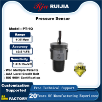 Transmetteur de pression de cellule de charge de haute précision personnalisé PT1Q capteur de pression pneumatique micro hydraulique 35Mpa à grande portée