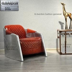 Silla de máquina de remache de aluminio Industrial Vintage para el hogar para sala de estar whisky cigarro <span class=keywords><strong>Bar</strong></span> KTV Club Hotel muebles estilo <span class=keywords><strong>Retro</strong></span> - Product Image 3