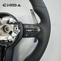 Volant en cuir avec palettes magnétiques adapté aux BMW F10 F30 F20 F11 F22 F31 F32 F36 320 F15 F25 F07 F01 M3 M4 M5 M6