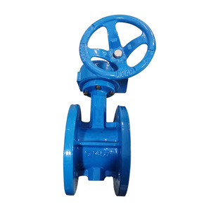 Vanne à opercule à siège résistant |   Corps en fonte ductile GG25/GGG40 |   Siège souple en EPDM/NBR |   Volant à engrenage à vis sans fin |   PN10/PN16/ANSI 150LB - Product Image 2