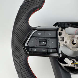 Volant en fibre de carbone forgé pour <span class=keywords><strong>Toyota</strong></span> Hilux Fortuner Camry Land Cruiser Corolla Hiace Gt 86 Mark X Prado Supra Mk5 - Product Image 2