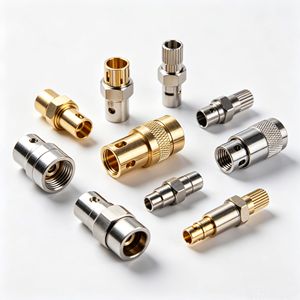 Componenti Elettrici Resistenti all'Usura e alla Corrosione, Parti in Ottone C36000 Lavorate CNC con Placcatura in Nichel - Product Image 1