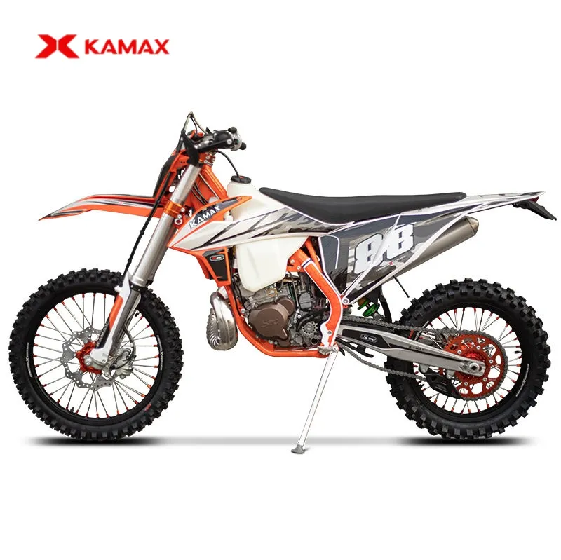 KAMAX Moto tout-terrain professionnelle 2 temps Motocross 300cc pour adultes