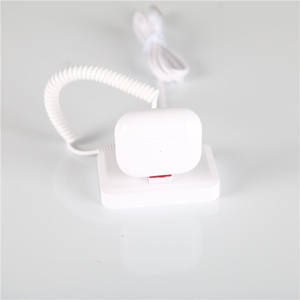 Solución de seguridad para <span class=keywords><strong>AirPods</strong></span>, soporte de pantalla de seguridad con alarma para <span class=keywords><strong>AirPods</strong></span>, venta al por mayor, 10 unidades/lote - Product Image 1