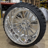 Jantes de voiture personnalisées avec logo 20 22 24 26 pouces 8x180 8x170 6x139.7 20x10 20x12 20x14 22x12 22x14 pour GMC Tundra Wrangler