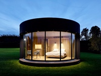 Maison dôme préfabriquée pour hôtel, usage domestique, maison ronde, chalet préfabriqué, maison modulaire entièrement meublée, mini-maison préfabriquée, maisons modulaires