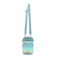 Sac bandoulière compact YIEYIE Fashion bleu sirène avec fermeture éclair, marque originale, prêt à la vente en gros