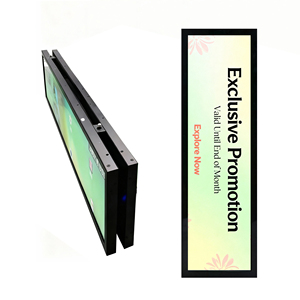 Pantalla LCD de Doble Cara para Publicidad en Bordes de Estantes, <span class=keywords><strong>Animación</strong></span> para Interiores, Centros Comerciales de Alta Gama, Supermercados, Señalización <span class=keywords><strong>Digital</strong></span> de Precios - Product Image 2