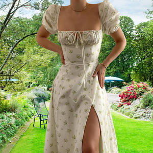 Élégant bureau dame Chic femmes Robe à paillettes respirant tricot Maxi Robe col rond manches courtes taille naturelle pour l'automne - Product Image 4