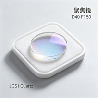 Nouvel ensemble d'optiques de collimation et de focalisation D28 F100 WSX Precitec de haute qualité pour laser à fibre, en silicium fondu de haute pureté