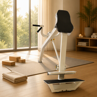 Appareil de fitness commercial multi-gym à charge libre, Rameur T-Bar et Rameur incliné T, avec système de sécurité dorsal en acier réglable, capacité de charge utilisateur maximale 180 kg