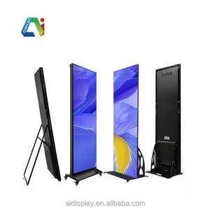 Giá thấp 1080p trong nhà ngoài trời P2 p2.5 P3 Màn hình <span class=keywords><strong>LED</strong></span> độ sáng cao <span class=keywords><strong>LED</strong></span> hiển thị áp phích thông minh màn hình đứng cho trung tâm mua sắm - Product Image 4