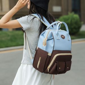 Fashion Mommy Diaper <b>Backpacks</b> Custom <b>Large</b> <b>Capacity</b> Maternity <b>Backpack</b> for Outdoor Travel Hospital - Product Image 2