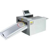 Machine de pliage et de rainurage automatique de papier à haute vitesse, écologique, 338