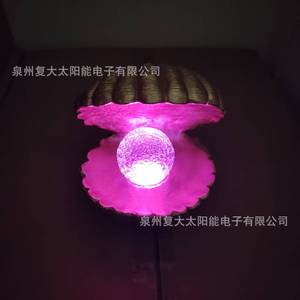 Resin Shell <b>Night</b> <b>Light</b> <b>LED</b> Color Changing USB Powered Tap Control Globe Shape Indoor Decorative Lamp - Product Image 3