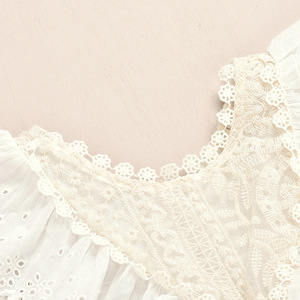 Vestidos de Encaje y Tul sin Mangas con Botones a Presión Personalizados para Bebés Niñas, Romper de Verano para Recién Nacidas - Product Image 3
