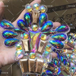 Nuovi costumi di carnevale reggiseno slip cintura <span class=keywords><strong>braccio</strong></span> appliques pezzi decorativi in ferro su pietra in resina - Product Image 2