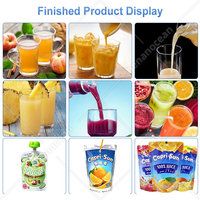 Machine de remplissage et de scellage horizontale pour sachets préformés à bec verseur OCEAN Liquid Package pour jus