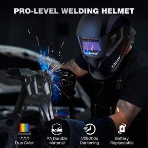 Casque <span class=keywords><strong>de</strong></span> soudage professionnel ARCCAPTAIN à assombrissement automatique, <span class=keywords><strong>4</strong></span> <span class=keywords><strong>capteurs</strong></span> d'arc, visière à couleurs réelles - Product Image 6