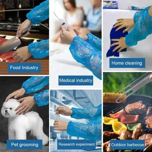 Disposable PE Sleeve Cover Plastic Arm Sleeve Cover Oversleeve For Food Processing