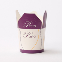 Boîte à pâtes en papier biodégradables 16oz 26oz 32oz, sachets alimentaires jetables, 1000 pièces, européens, à emporter