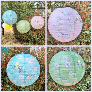 Lanternes en papier anciennes à motifs de grands chiffres, lanternes porte-bonheur, lanternes pour le festival du printemps, accessoires photo de mariage, lanternes décoratives - Product Image 4
