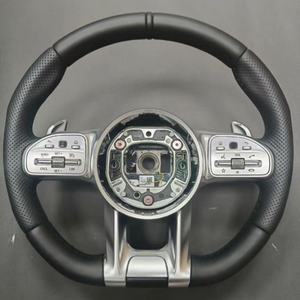 พวงมาลัยรถยนต์สำหรับ <span class=keywords><strong>Mercedes</strong></span> Benz C63 E63 GL W205 W204 W213 W212 W213 W176 C E CLS CLA พวงมาลัยคาร์บอนไฟเบอร์ - Product Image 6