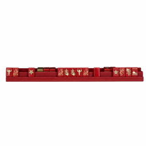 Support de Mahjong 20 pouces en cuir PU avec support de tuiles en bois et poussoir magnétique amovible – Fabrication OEM/ODM pour usine de Mahjong - Product Image 6