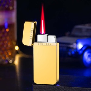 Briquet créatif coupe-vent à flamme nue, peinture froissée, briquet en métal pour extérieur, briquet <span class=keywords><strong>LED</strong></span> - Product Image 4