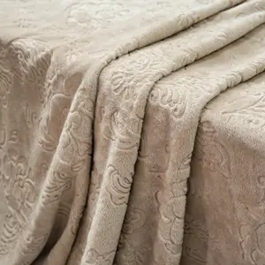 3D Embossed Three-dimensional Blanket Winter Coral Flannel Blanket Office Nap Sofa Bed Blanket