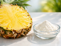 Poudre d'enzyme bromélaïne en gros 2400 GDU/g CAS 9001-00-7 Extrait d'ananas de qualité alimentaire Poudre de bromélaïne