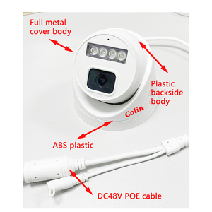 Caméra IP dôme intelligente Colin avec double éclairage LED, IA, capteur CMOS 3MP, haut-parleur d'alarme intégré, microphone, PoE, objectif 2,8 mm F1.4 - Product Image 4