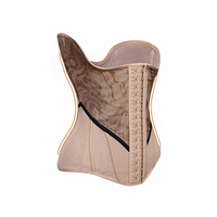 Faja Corsé Reductora de Cintura con 25 Varillas, Control Abdominal, Transpirable, Malla de Nylon, Protección Profesional para Deporte y Fitness, para Hombres y Mujeres