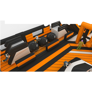 Cheer vui chơi giải trí tùy chỉnh 5000 sqft trong nhà <span class=keywords><strong>Inflatable</strong></span> thể thao công viên dành cho người lớn trò chơi & xây dựng đội ngũ hoạt động lớn <span class=keywords><strong>Inflatable</strong></span> lâu đài - Product Image 4