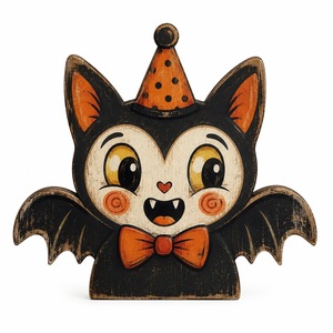 Décorations d'Halloween en <span class=keywords><strong>bois</strong></span> à poser sur étagère, découpes en <span class=keywords><strong>bois</strong></span> à double couche, autoportantes, pour plateau à étages, décoration de table, cadeau de fête - Product Image 5