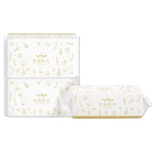 Youman Sunshine – serviettes jetables pour le visage, 200mm x 200mm, en pur coton, épaisses et douces, pour bébé, maternité, salon de beauté - Product Image 5