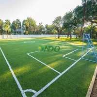 Gazon artificiel chinois économique à haute densité, hauteur de poil 50 mm, pour aménagement paysager et terrains de football