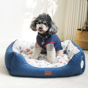 Custom Made Winter Warm Dog <b>Bed</b> Oval Removable Washable Cover Polyester Fiber Fill For Large Dogs Pet <b>Bed</b> - Product Image 4