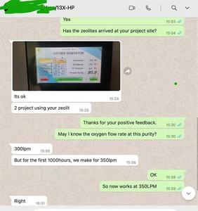 מסננת מולקולארית חמצן מועשר lix זאוליט 0.4-0.8 מ "מ 1.3-1.7 מ" מ עבור psa vpsa גנרטור חמצן רפואי 5l 10l - Product Image 6