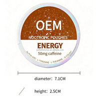 ZXN Emballage en sachet pour énergie et chewing-gum en gros avec canettes en plastique fonctionnelles à la caféine Service OEM Chine Marque