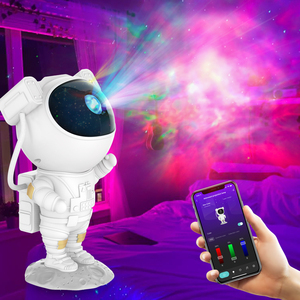 360 Degrés Réglable Astronaute Projecteur <span class=keywords><strong>Veilleuse</strong></span> Enfants Plafonniers USB Chargeur Galaxy Projecteur - Product Image 1